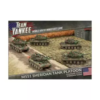 Танковый взвод M551 Шеридан, Team Yankee - World War III - American Army (1:100)