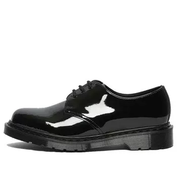 Тапочки 1461 made in england mono patent leather oxford shoes 'black' Dr. Martens, черный