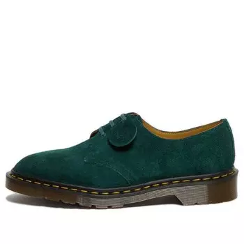 Тапочки 1461 made in england suede oxford shoes 'green' Dr. Martens, зеленый