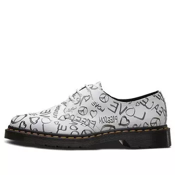 Тапочки 1461 'white black' Dr. Martens, белый