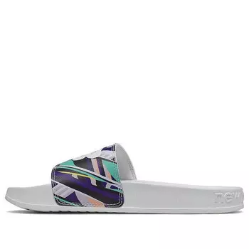 Тапочки 200 slides 'first light' New Balance, белый