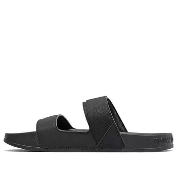 Тапочки 202 series black slippers New Balance, черный