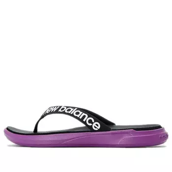 Тапочки 340 sandals black/purple New Balance, черный