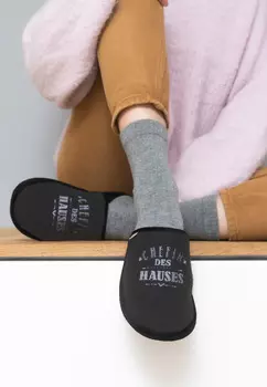 Тапочки Adelheid Filzpantoffel Chefin des Hauses, черный