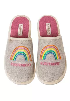 Тапочки Adelheid Filzpantoffel Kunterbunt, бежевый