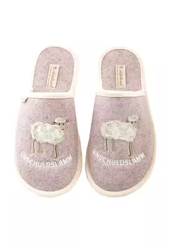 Тапочки Adelheid Filzpantoffel Unschuldslamm, розовый