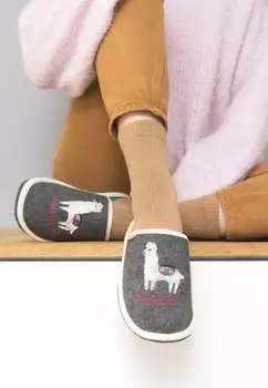 Тапочки Adelheid Filzpantoffel Weltenbummlerin, бежевый