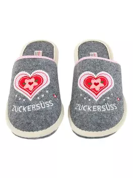 Тапочки Adelheid Filzpantoffel Zuckersss, серый