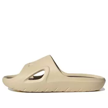 Тапочки adicane slide 'sand strata' Adidas, желтый