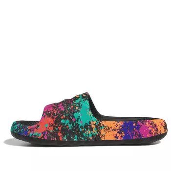 Тапочки adilette 22 слайда Adidas, черный