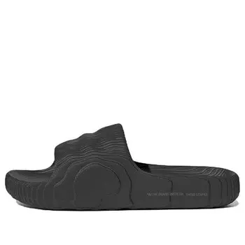 Тапочки adilette 22 slides 'carbon' Adidas, черный