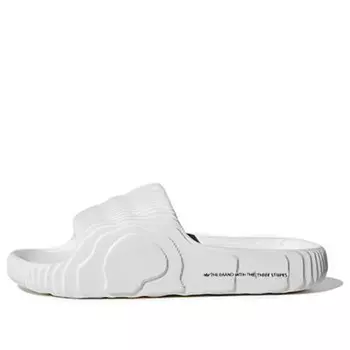 Тапочки adilette 22 slides 'crystal white' Adidas, белый