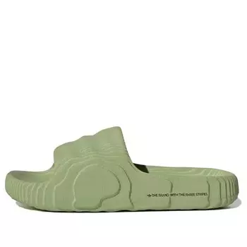 Тапочки adilette 22 slides 'magic lime' Adidas, зеленый