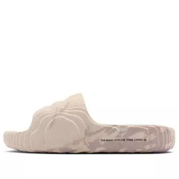 Тапочки adilette 22 slides 'sand strata wonder taupe' Adidas, желтый