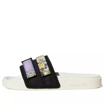 Тапочки adilette 2.0 slide 'pride pack - love unites' Adidas, белый