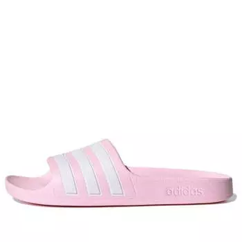 Тапочки adilette aqua Adidas, розовый