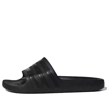 Тапочки adilette aqua 'core black' Adidas, черный
