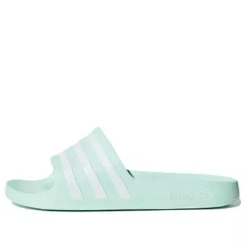 Тапочки adilette aqua 'ice mint' Adidas, зеленый