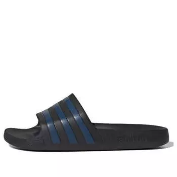 Тапочки adilette aqua 'navy' Adidas, черный