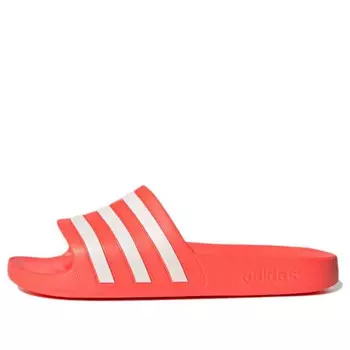 Тапочки adilette aqua slide Adidas, красный