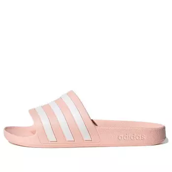 Тапочки adilette aqua slide 'vapour pink white' Adidas, розовый