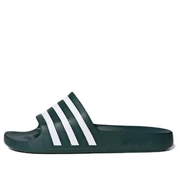 Тапочки adilette aqua slides 'legend ivy' Adidas, зеленый