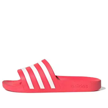 Тапочки adilette aqua slides pink Adidas, розовый