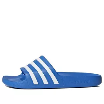 Тапочки adilette aqua slides 'true blue' Adidas, синий
