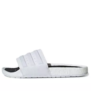 Тапочки adilette boost slides 'cloud white' Adidas, белый
