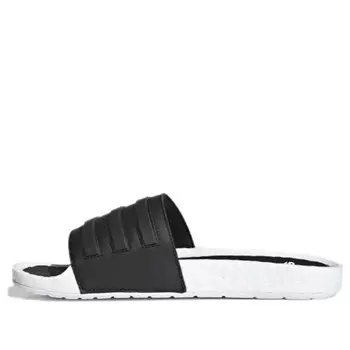 Тапочки adilette boost slides 'core black' Adidas, черный