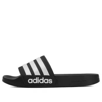 Тапочки adilette cf slides 'core black' Adidas, черный