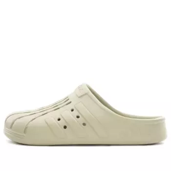 Тапочки adilette clog Adidas, серый