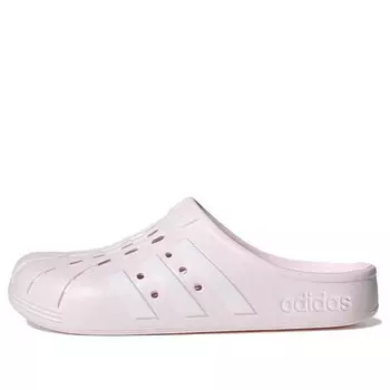 Тапочки adilette clog 'almost pink' Adidas, розовый