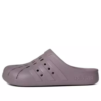 Тапочки adilette clogs Adidas, фиолетовый