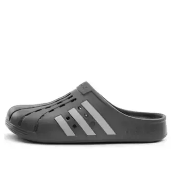Тапочки adilette clogs Adidas, серый
