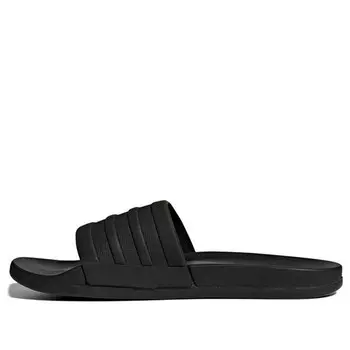 Тапочки adilette cloudfoam plus mono slide 'black' Adidas, черный