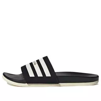 Тапочки adilette comfort slide 'black white' Adidas, черный