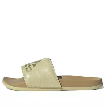 Тапочки adilette comfort slide 'sandy beige' Adidas, хаки