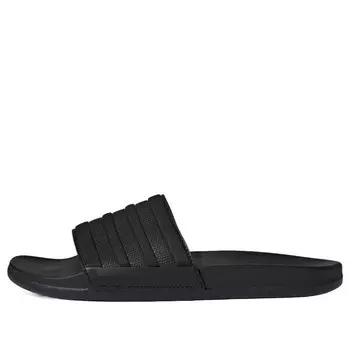 Тапочки adilette comfort slides 'triple black' Adidas, черный