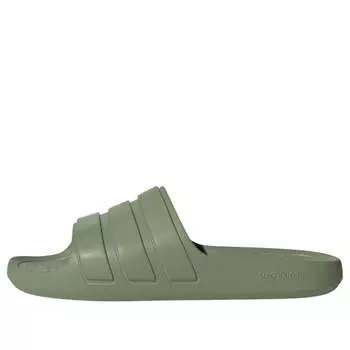 Тапочки adilette flow slides 'green' Adidas, зеленый