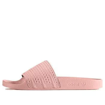 Тапочки adilette 'haze coral' Adidas, розовый