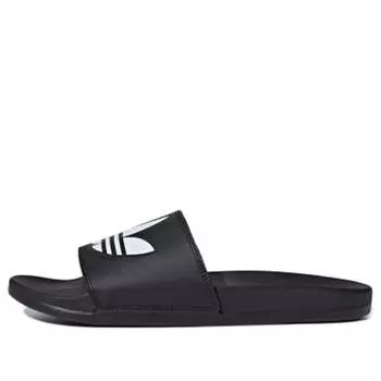 Тапочки adilette lite 'black' Adidas, черный