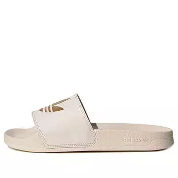 Тапочки adilette lite 'linen gold' Adidas, белый