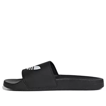 Тапочки adilette lite слайдеры Adidas, черный