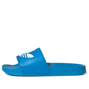 Тапочки adilette lite slide 'bright blue' Adidas, синий