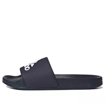 Тапочки adilette shower slide 'legend ink' Adidas, синий