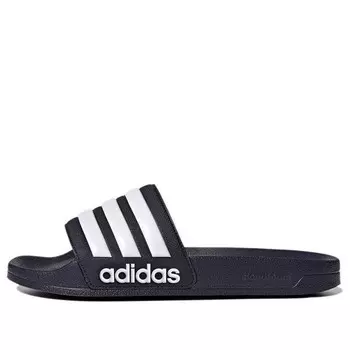 Тапочки adilette shower slide 'legend ink' Adidas, синий