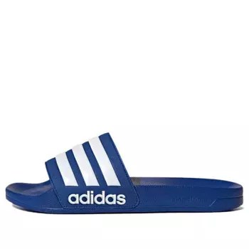 Тапочки adilette shower slide 'royal blue' Adidas, синий