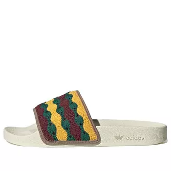 Тапочки adilette слайды Adidas, белый