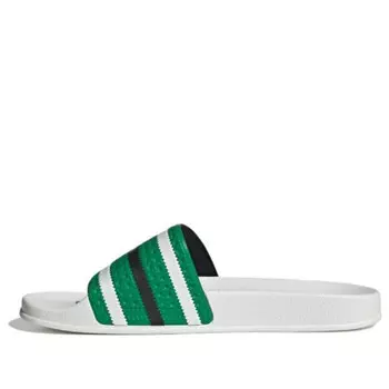 Тапочки adilette слайды Adidas, зеленый